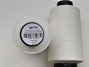 LINHA BORDADO E COSTURA FOSCA 4572MT BCO ALVEJADO WHITE / 067