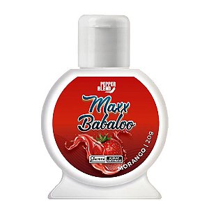Maxx Babaloo Gel Comestível para Oral Morango 20g Pepper Blend