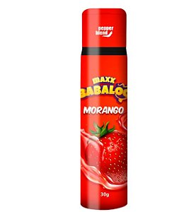 Maxx Babaloo Gel Comestível para Oral Sabor Morango 30 Gr Pepper Blend