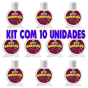 Maxx Babaloo Uva - Gel Comestível Kit 10 Unidades