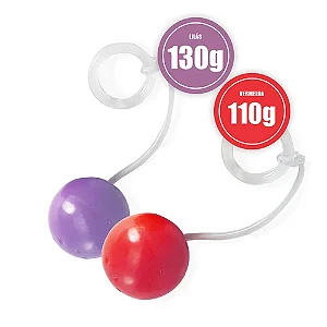 Bolinhas de Pompoar Kit com 2 Peso 110g e 130g Hot Flowers