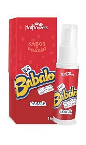 Ice Babaloo Cereja- Novos géis beijáveis á base d"água com aroma e sabores 15g