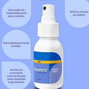 Bepantriz Dexapantenol Derma Pele e Cabelo Solução Spray 50ml