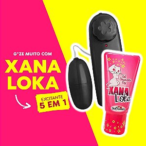 Combo  Vibrador  Bullet Multivelocidades + Gel Xana Loka Excitante Feminino