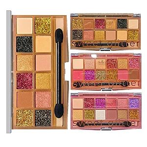 Paleta De Sombra Sweet Glitter 12 cores Belle Angel