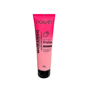 Hidratante Corpo E Rosto Morango Toque Macio Porán145g