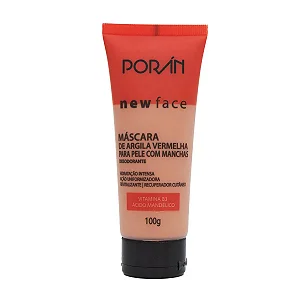 Máscara Facial Argila Vermelha Porán - 100g