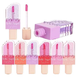 Lip Gloss Picolé Incolor + Glitter Belle Angel