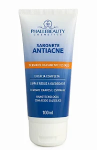 Sabonete Antiacne Phállebeauty Salicílico Peles Acneicas e Oleosa