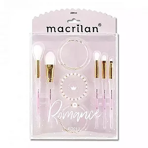 KIT ROMANCE COM 5 PINCEIS E 3 PULSEIRAS MACRILAN
