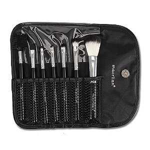 KIT KP13E COM 7 PINCEIS P/ MAQUIAGEM MACRILAN