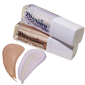 SOMBRA LÍQUIDA PÓ DA NOIVA MAHAV BRILHO INTENSO