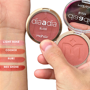 BLUSH CINTILANTE MAHAV GLOW CINTILANTE E ALTA PIGMENTAÇÃO