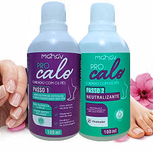 PRÓ CALO - KIT AMOLECEDOR DE CALOS E CUTÍCULAS UNISSEX MAHAV