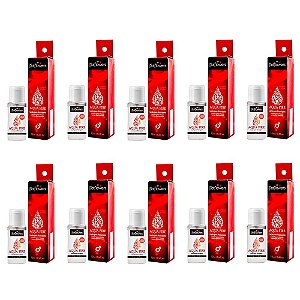 Aqua Fire Loção Lubrificante á Prova D' Agua 12ml Hot Flowers - KIT 10UN