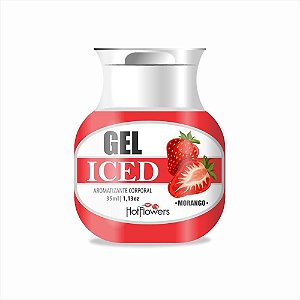 Gel Aromatizante Iced Morango 35ml