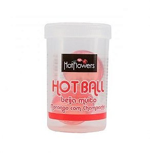 Hot Ball Dupla Beija Muito - Morango com Champanhe