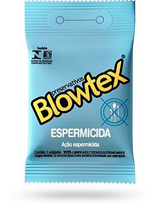 Preservativo Blowtex Espermicida 3 unidades.