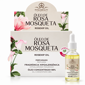 BOX ÓLEO DE ROSA MOSQUETA PHÁLLEBEAUTY - ROSEHIP OIL 12 UNID