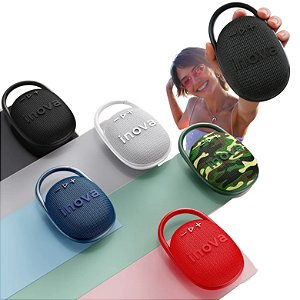 CAIXA DE SOM BLUETOOTH PORTÁTIL INOVA POTENTE IPX6 TWS 5H