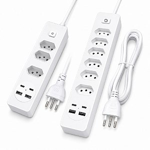 TOMADA DE ALIMENTAÇÃO INOVA 12W PORTA USB-C ANTI ESTÁTICA