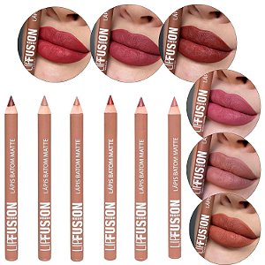 LÁPIS BATOM MATTE LIP FUSION MAHAV DIA A DIA INTENSO VELVET