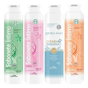 SABONETE ÍNTIMO HOT FLOWERS 200ML CUIDADO E BEM-ESTAR UNISSEX