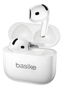FONE BLUETOOTH BASIKE SEM FIO RECARREGÁVEL SOM POTENTE