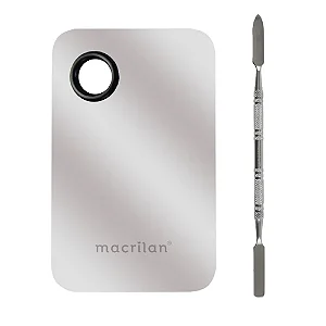 KIT MACRILAN PLACA E ESPÁTULA INOX AC-03