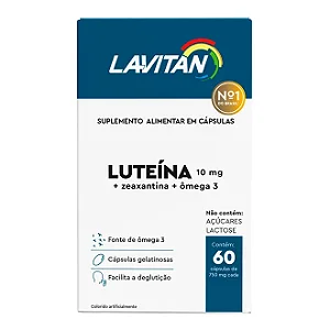 LAVITAN LUTEÍNA SAÚDE E PROTEÇÃO OCULAR 60 CÁPSULAS