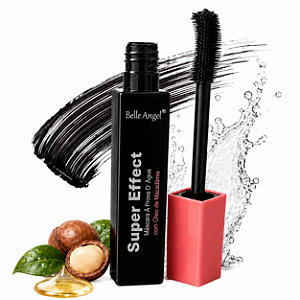 MÁSCARA DE CÍLIOS BELLE ANGEL SUPER EFFECT VOLUMÃO MACADÂMIA