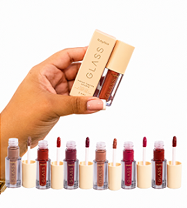 BATOM LÍQUIDO GLASS VELVETY ALTA COBERTURA MATTE RUBY ROSE