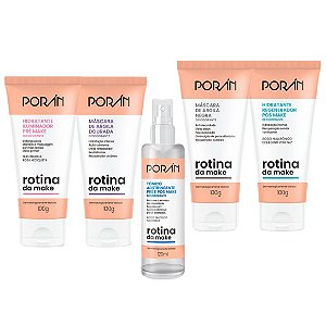 LINHA ROTINA DE MAKE SKINCARE FACIAL PORÁN
