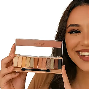 Paleta de Sombras 12 Tons Nudes Belle Angel