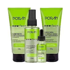 Tratamento Para Pele Anti Oleosidade New Face PORAN,
