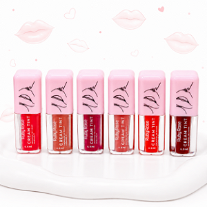 BLUSH BATOM E SOMBRA MATTE 3 EM 1 CREAM TINT RUBY ROSE