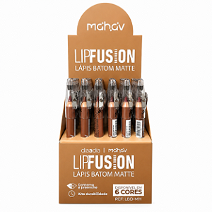 BOX LÁPIS BATOM MATTE LIP FUSION MAHAV DIA A DIA 48 UNID.