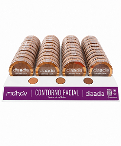 BOX CONTORNO FACIAL COMPACTO  DIA A DIA  MAHAV 36 UNID.