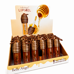 BOX LIP MEL OIL CHAVEIRO BELLE ANGEL  24 UNID.