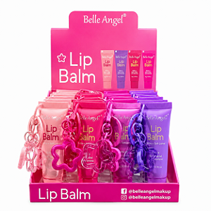 BOX LIP BALM CHAVEIRO KIDS  JUVENIL BELLE ANGEL 24 UNID.