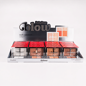 BOX ILUMINADOR DUO SUCH A GLIMMER PÓ + CREMOSO BLOW RUBY ROSE 24 UNID.