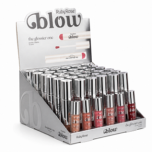 BOX GLOSS LABIAL THE GLOSSIER ONE BLOW RUBY ROSE 36 UNID.