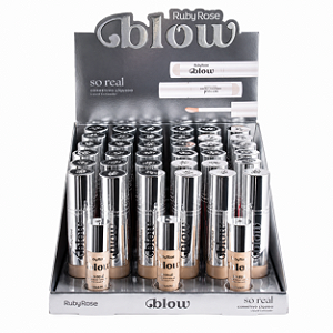 BOX CORRETIVO LÍQUIDO SO REAL LINHA BLOW RUBY ROSE G1 -  36 UNID.