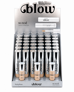 BOX CORRETIVO LÍQUIDO SO REAL LINHA BLOW RUBY ROSE G2 - 36 UNID.