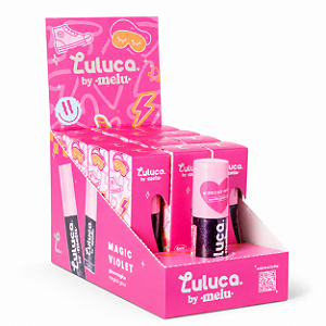BOX GLOSS MAGIC VIOLET LULUCA BY MELU 12 UNID.