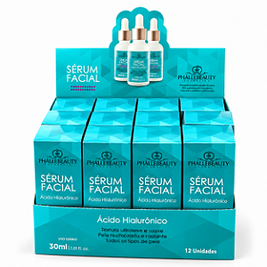BOX SÉRUM FACIAL ÁCIDO HIALURÔNICO PHÁLLEBEAUTY 12 UNID.