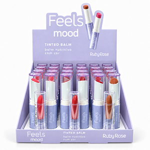 BOX BATOM TINTED BALM FEELS MOOD RUBY ROSE 24 UNID.