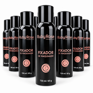 BOX FIXADOR DE MAQUIAGEM RUBY ROSE AEROSOL 150 ML - 48 UNID.