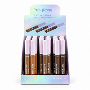 BOX BROW THICK MÁSCARA SOBRANCELHAS RUBY ROSE 36 UNID.