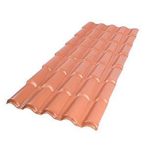 TELHA PVC COLONIAL - CERAMICA 2,30x0,86x1,7mm - AFORT